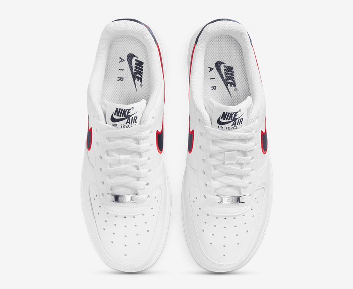 Nike - Buy NIKE AIR FORCE 1 '07 'WHITE/OBSIDIAN-UNIVERSITY RED-WOLF ...