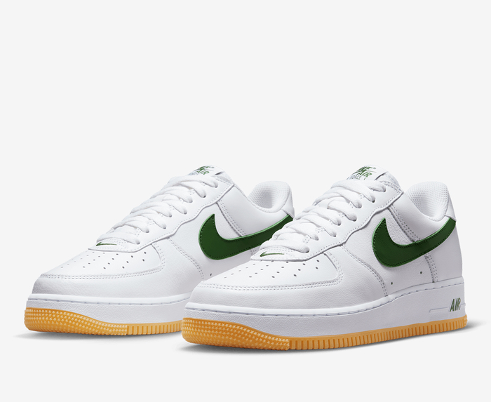 Nike Buy NIKE AIR FORCE 1 LOW RETRO WHITE FOREST GREEN GUM YELLOW VegNonVeg