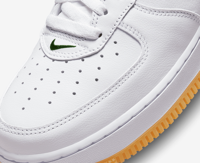 Nike Buy NIKE AIR FORCE 1 LOW RETRO WHITE FOREST GREEN GUM YELLOW VegNonVeg