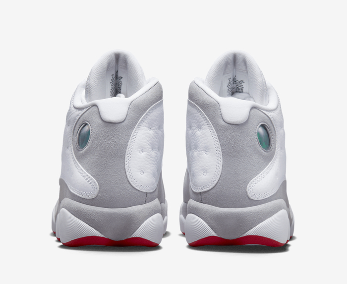 Air Jordan 13 Retro (GS) (White/True Red-Wolf Grey) 6Y