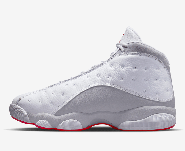 Air Jordan 13 Retro (GS) (White/True Red-Wolf Grey) 6Y