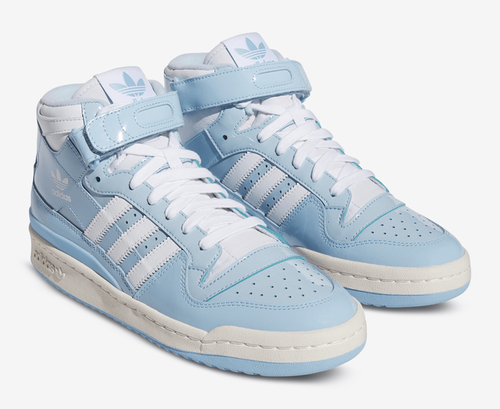 Adidas Originals - FORUM MID 'CLEAR SKY/CLOUD WHITE/CREAM WHITE ...