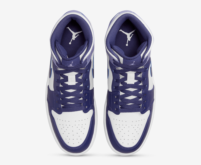 Jordan - AIR JORDAN 1 MID 'SKY J PURPLE/SKY J PURPLE-WHITE' - VegNonVeg