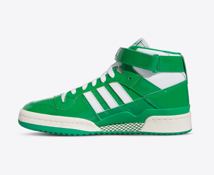 Adidas forum mid white green online