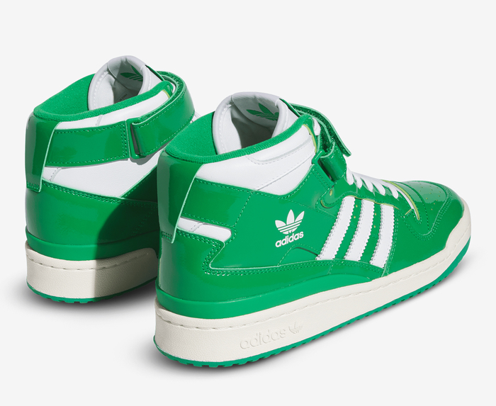 Adidas Originals - FORUM MID 'GREEN/CLOUD WHITE/CREAM WHITE' - VegNonVeg