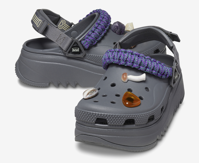 Crocs - X ARIES ARISE HIKER ESCAPE ECHO CLOG 'SLATE GREY' - VegNonVeg