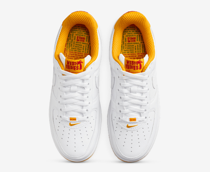 Nike Air Force 1 Low Retro QS White, University Gold & Gum Yellow