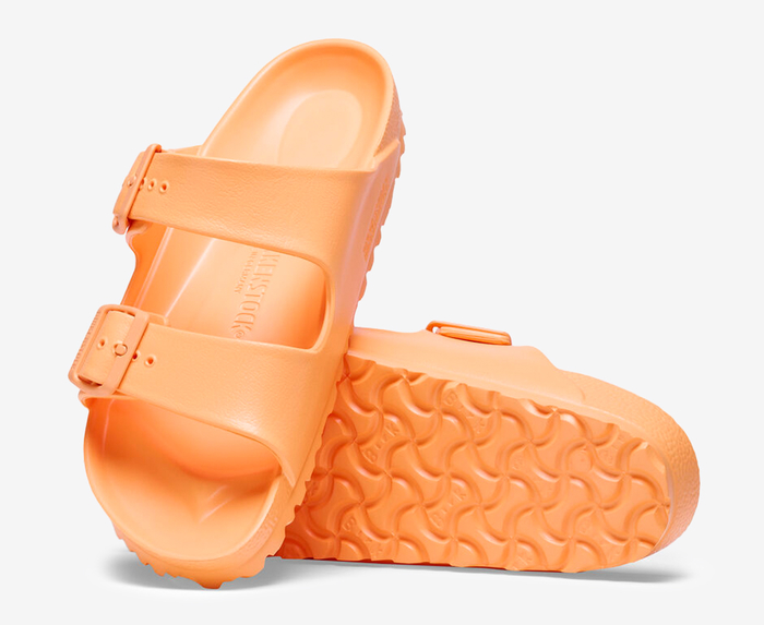 Orange best sale birkenstock womens