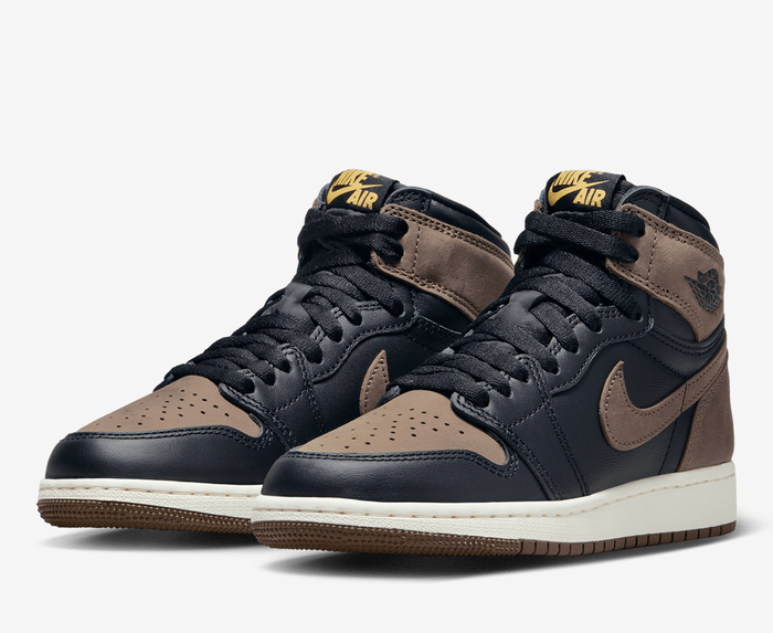 Jordan - Air Jordan 1 Retro High Og (Gs) 'Black/Metallic  Gold-Palomino-Sail' - Vegnonveg