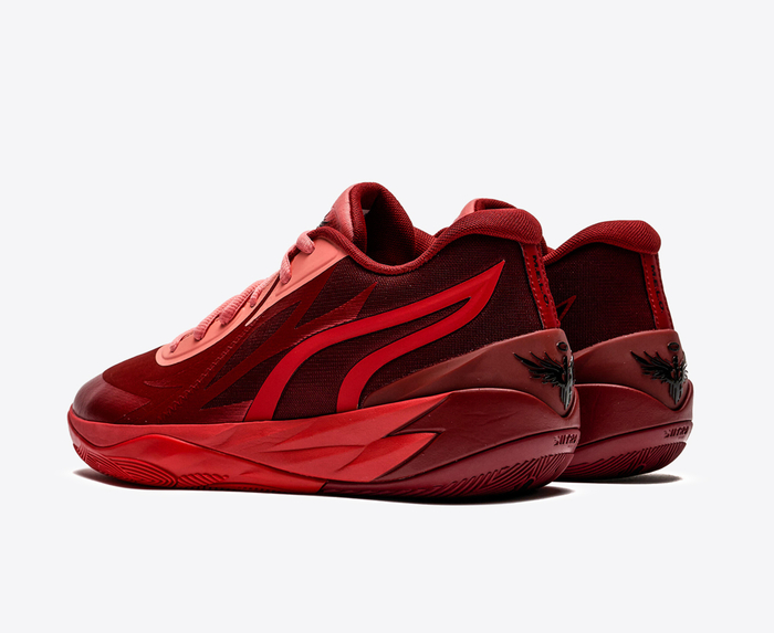 All red 2024 low top pumas