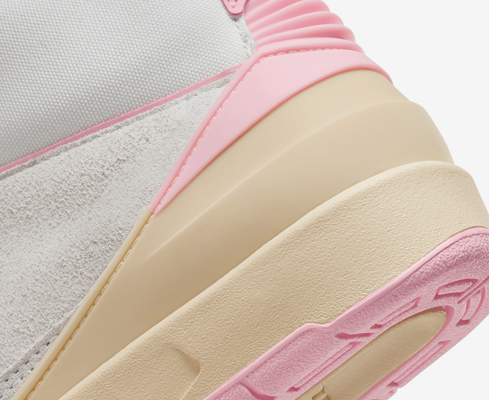 Pink and store white air jordans