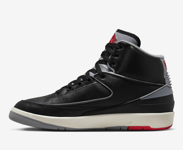 Jordan - Buy NIKE AIR JORDAN 2 RETRO 'BLACK/CEMENT GREY-FIRE RED-SAIL ...