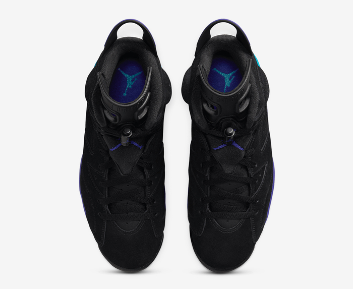 Black and outlet blue jordan 6