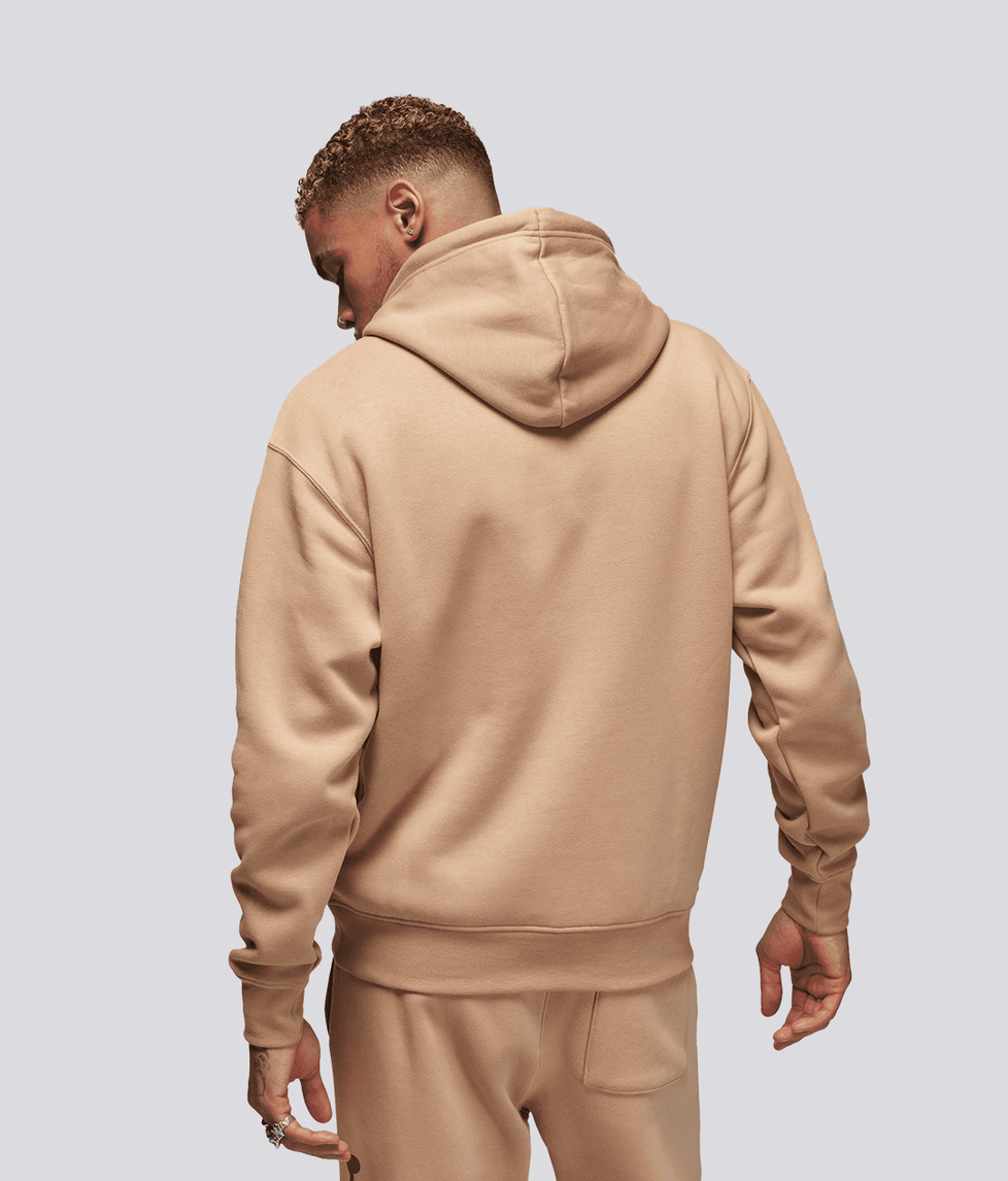 Jordan - JORDAN ESSENTIALS FLEECE BASELINE HOODIE 'HEMP/LIGHT