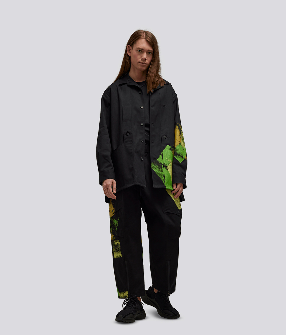 Y-3 - Y-3 GRAPHIC WORKWEAR PANT 'BLACK' - VegNonVeg