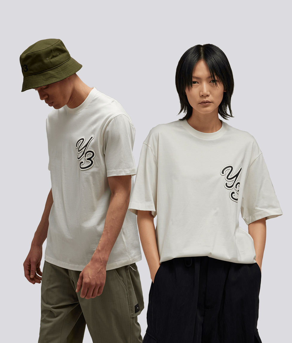 Y-3 - Y-3 GRAPHIC SHORT SLEEVE TEE 'OFF WHITE' - VegNonVeg