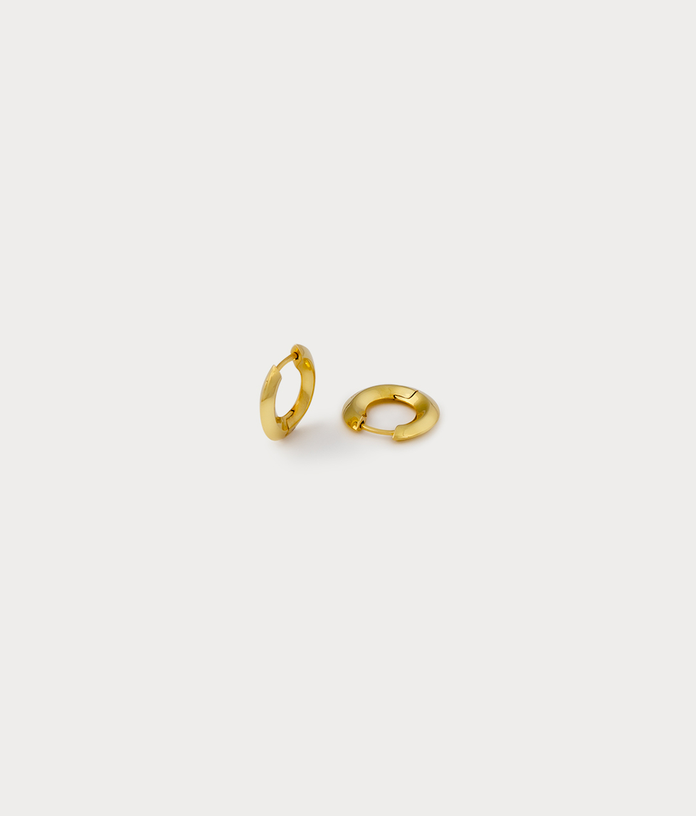 Small Gold Hoop Earrings – Mireia