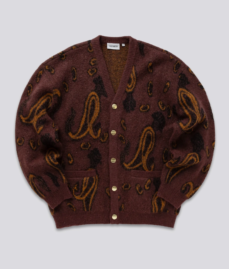 Carhartt WIP - CARHARTT WIP MEDFORD CARDIGAN PAISLEY JACQUARD
