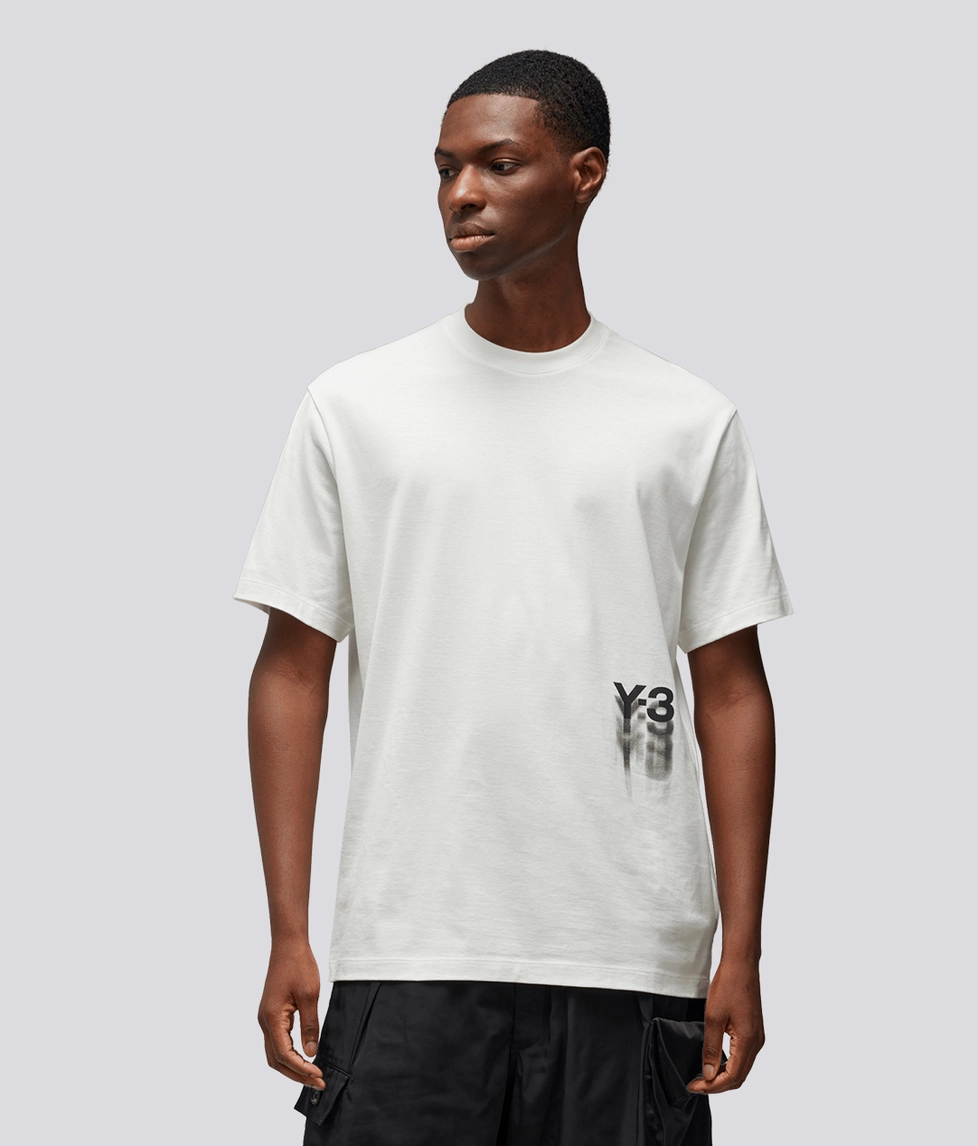 Y-3 - Y-3 GRAPHIC SHORT SLEEVE TEE OFF WHITE l Buy Men's Tee