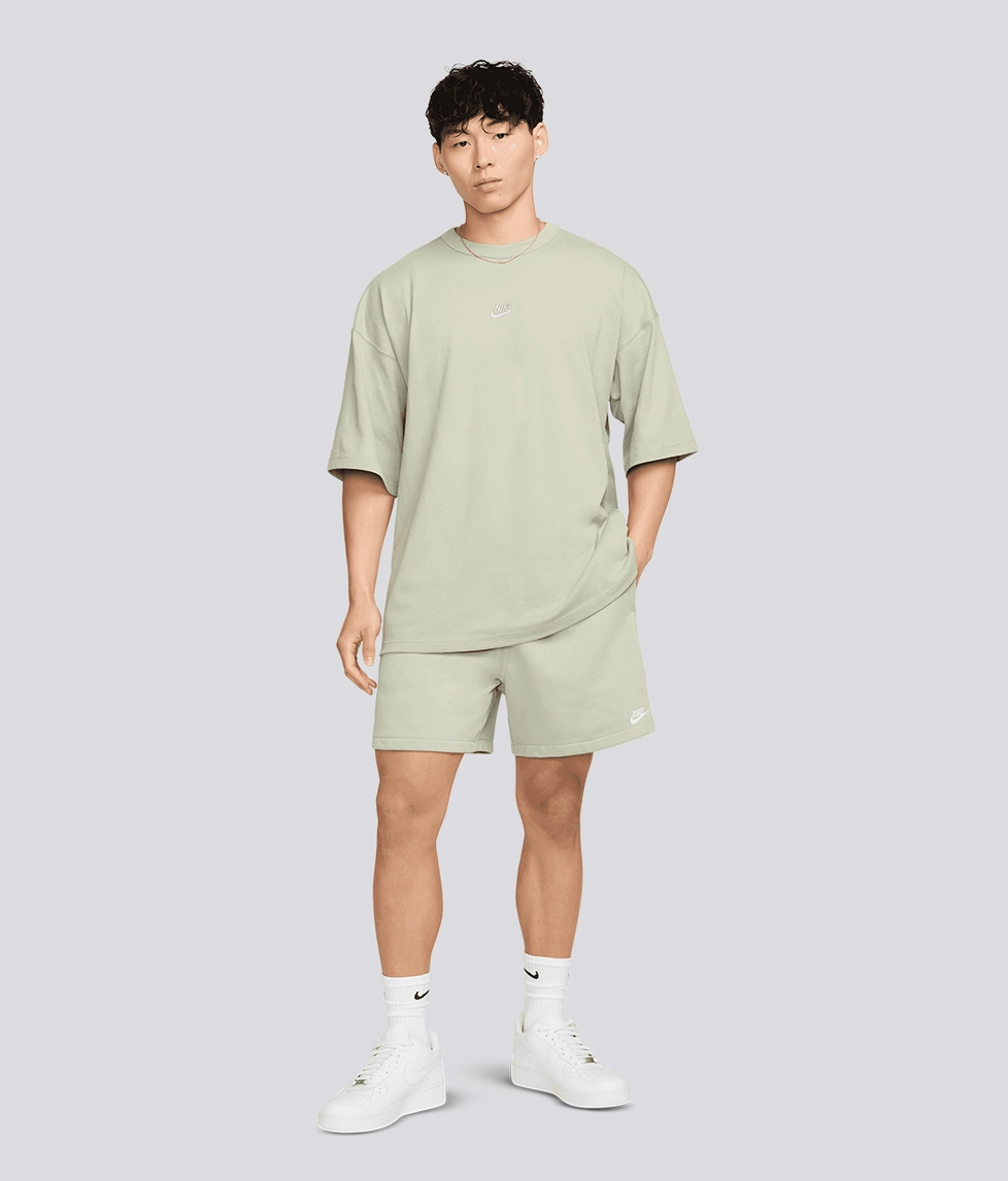 ★Nike★ Sportswear Premium Essential T-Shirt M Birch Heathe Nike - NIKE SPORTSWEAR PREMIUM ESSENTIALS TEE JADE HORIZON l