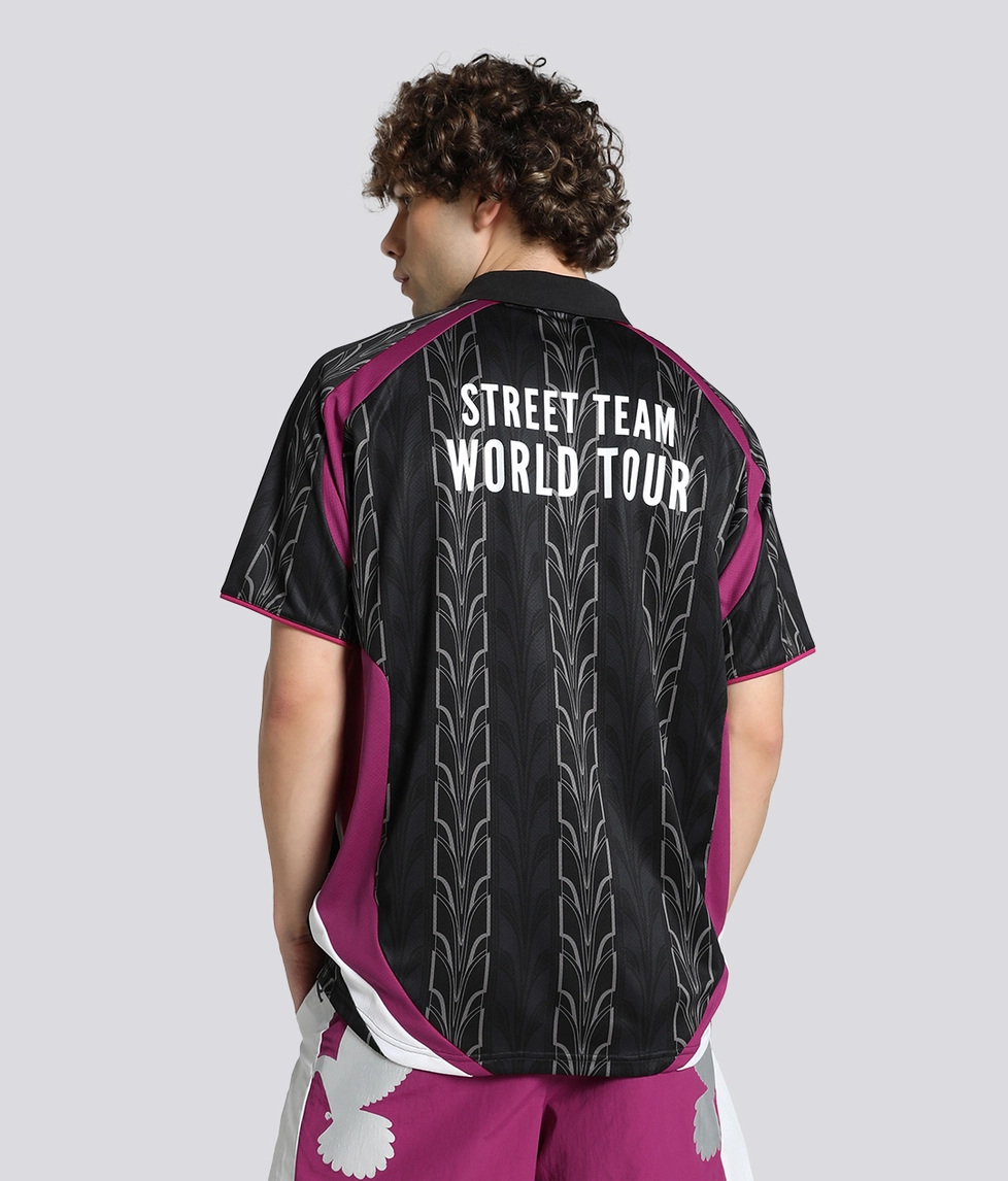 Tシャツ・カットソー [PUMA] x MaS TIEMPO TWENTY FOUR Football Jersey Puma - PUMA X MAS TIEMPO TWENTY FOUR FOOTBALL JERSEY BLACK l