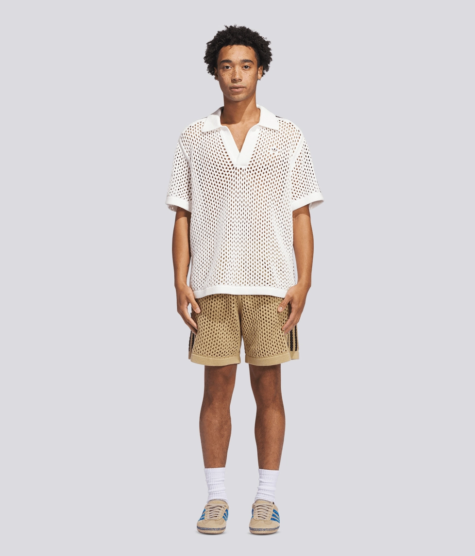 adidas CLOT CROCHET POLO CWHITE （アディダス クロット