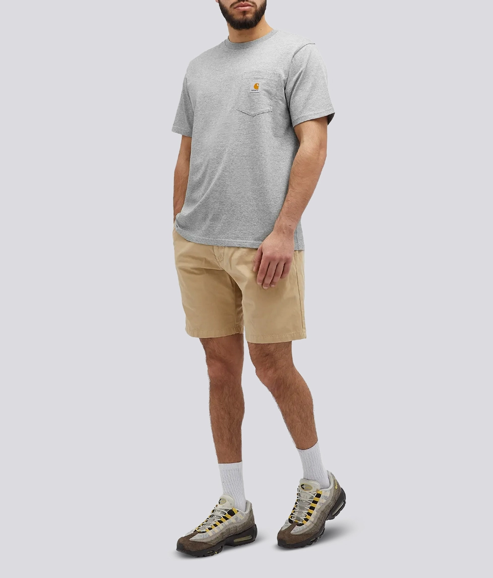 Carhartt WIP - CARHARTT WIP SHORT SLEEVE POCKET T-SHIRT GREY