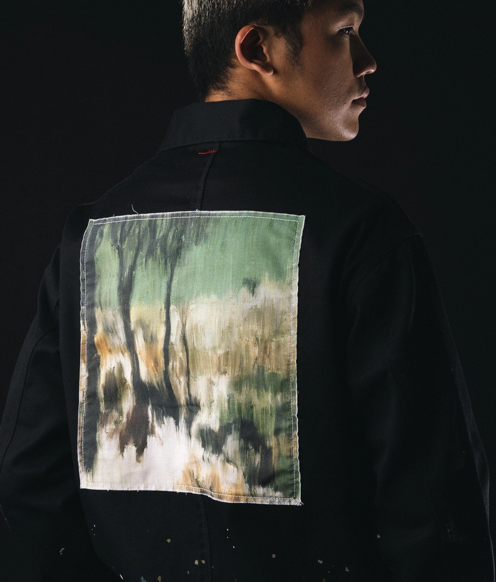 Shinyakozuka - SHINYAKOZUKA EISENHOWER JACKET WITH DICKIES BLACK l