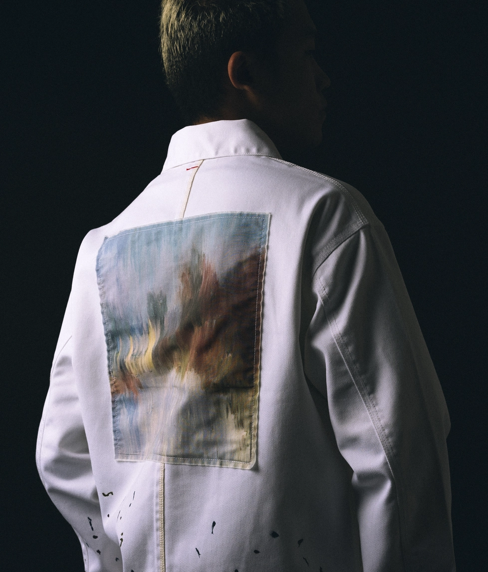 Shinyakozuka - SHINYAKOZUKA EISENHOWER JACKET WITH DICKIES SNOW l