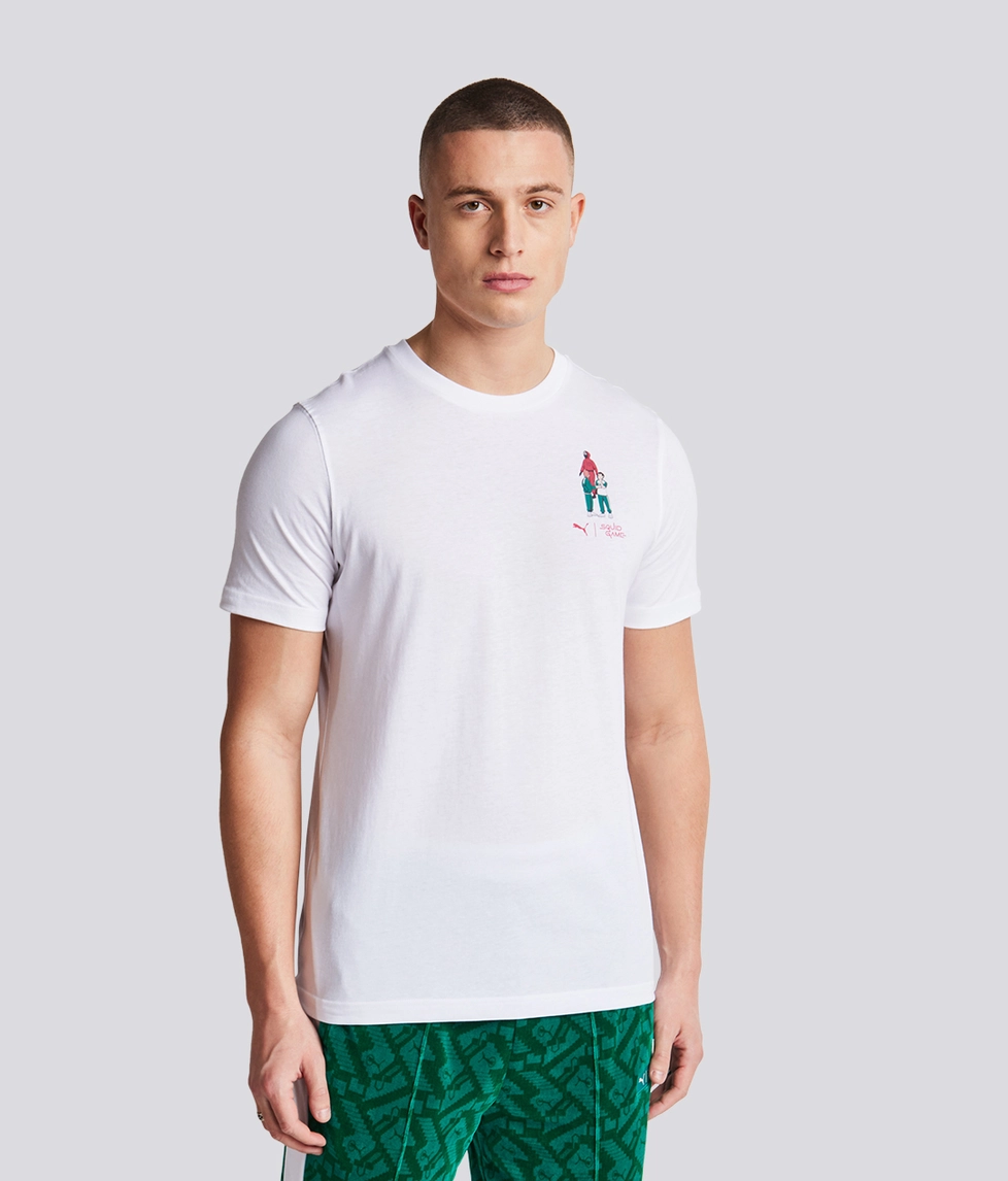 ★ PUMA★ Puma X Squid Game Graphic Tee White 62742602 6274 PUMA x Squid Game Graphic T-Shirt | Foot Locker