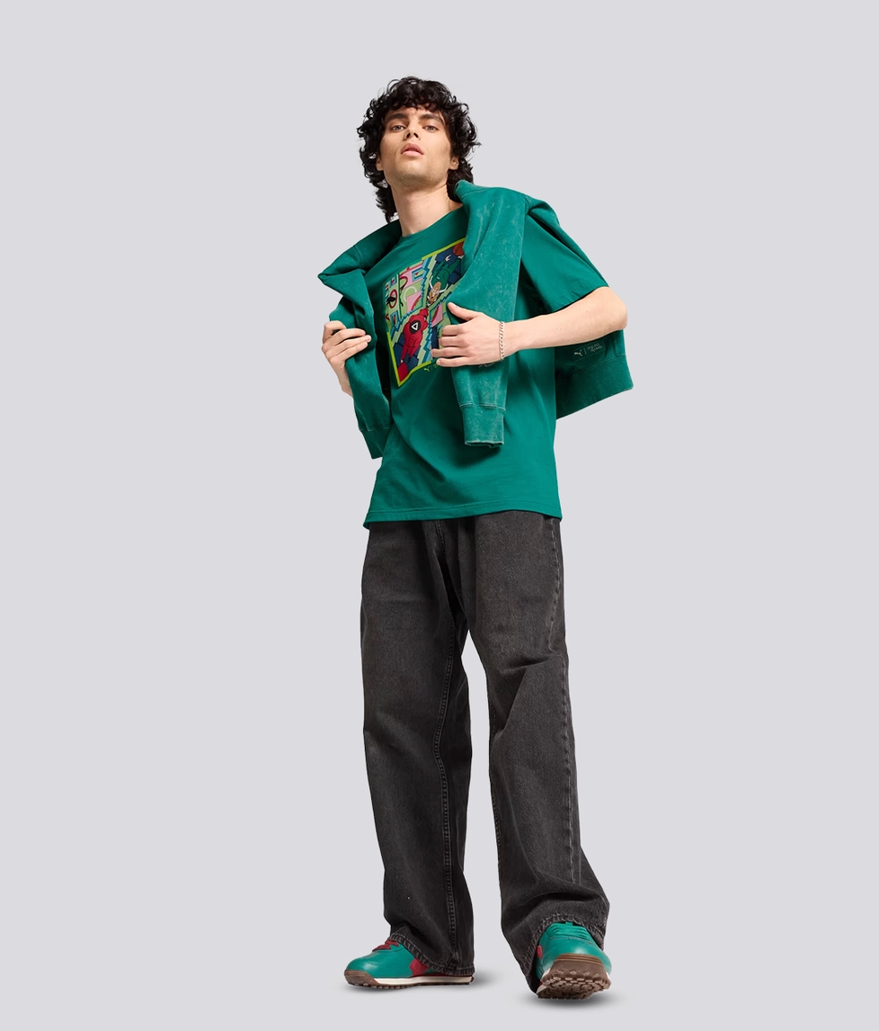 PUMA M SQUID GAME GRAPHIC TEE MINT TEA 国内発送 Puma - PUMA X SQUID GAME GRAPHIC TEE MINT TEA l Buy Men's