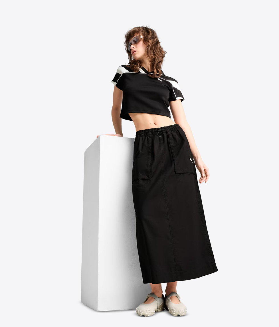 Puma - PUMA ZIP-OFF MAXI WOVEN SKIRT PUMA BLACK l Buy Women's