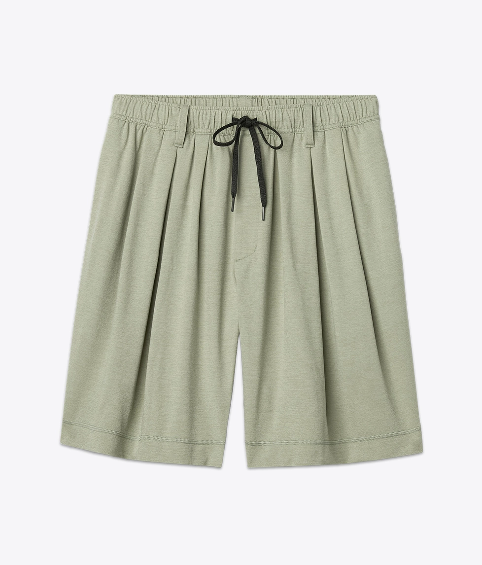 ASICS - ASICS KNIT SHORTS OLIVE GREY l Buy Men's Shorts Online at