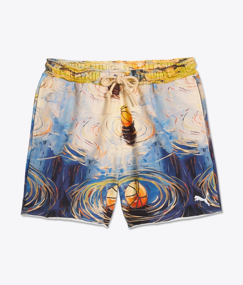 Puma - X DYLAN EXHIBIT PRINTED TERRY SHORT - VegNonVeg Puma - X DYLAN EXHIBIT PRINTED TERRY SHORT - VegNonVeg