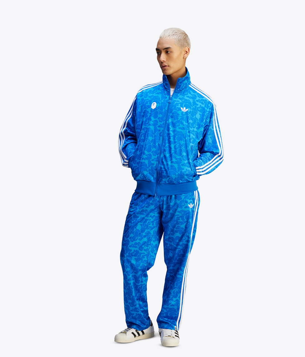【Adidas x BAPE】★Allover Print Track Top Blue★男女共用★ Adidas x BAPE】☆Allover Print Track Top Blue☆男女共用☆