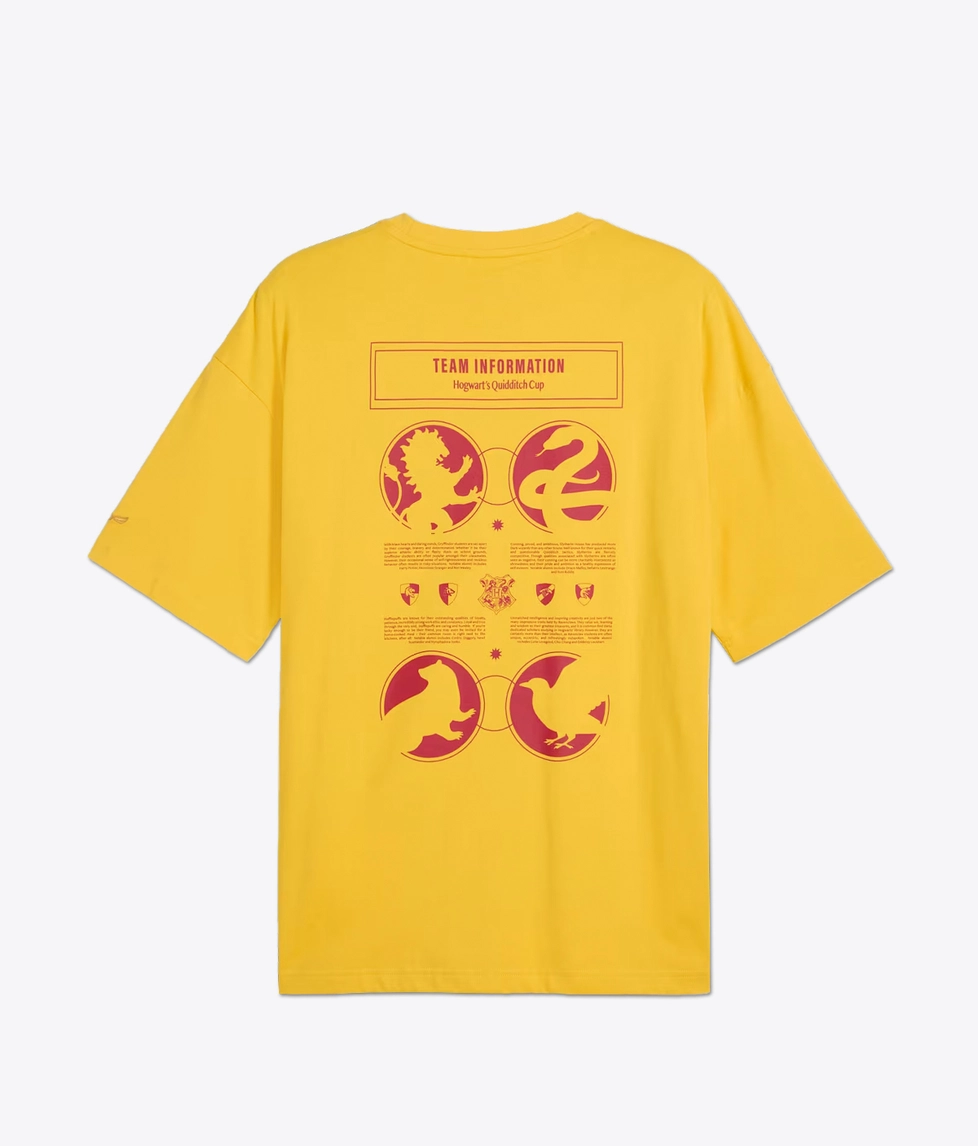 Puma - PUMA X HARRY POTTER OVERSIZED GRAPHIC TEE YELLOW