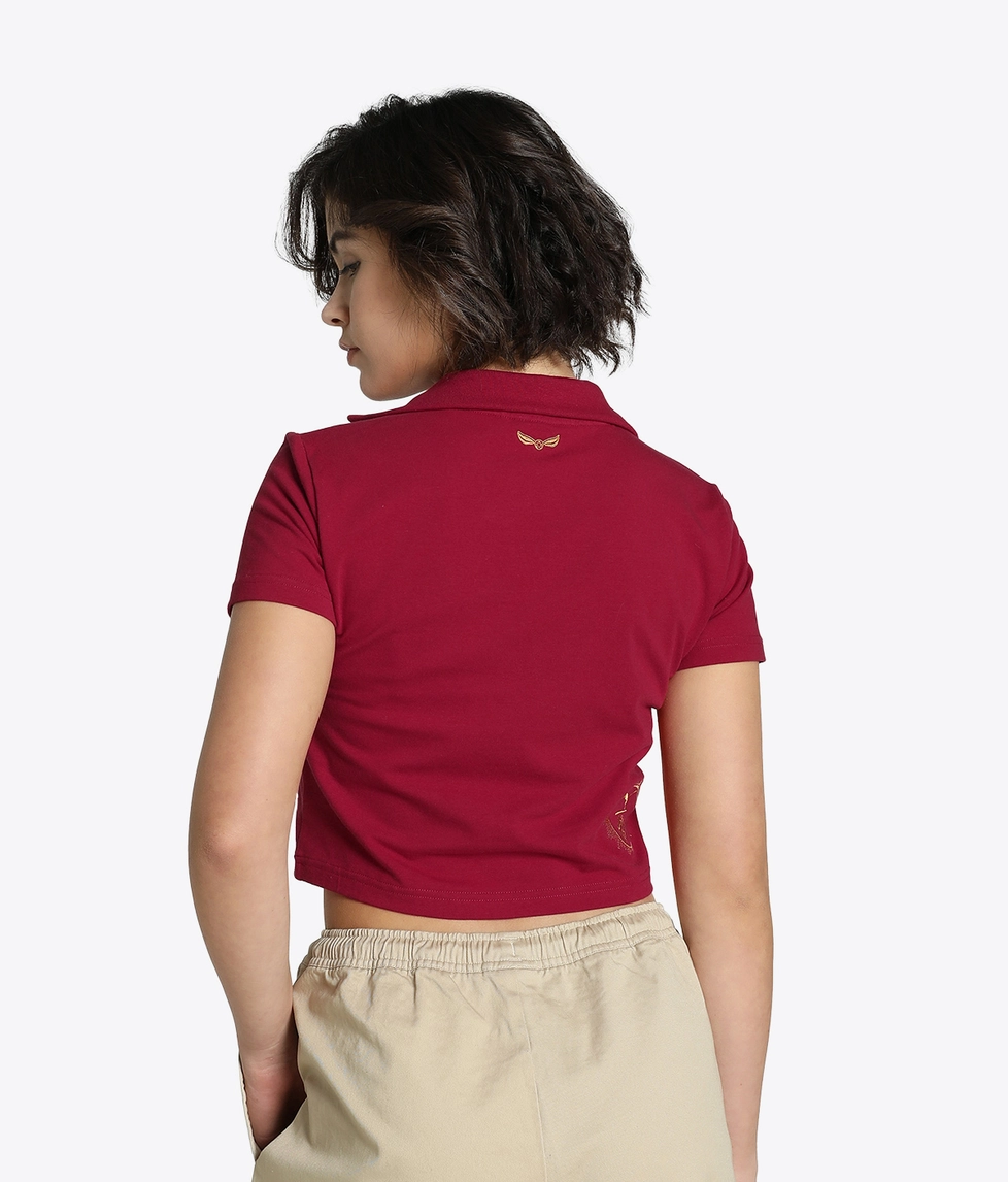◆PUMA◆ Puma X Harry Potter Polo Dark Crimson 63009713 6300 PUMA X HARRY POTTER Polo Dark Crimson