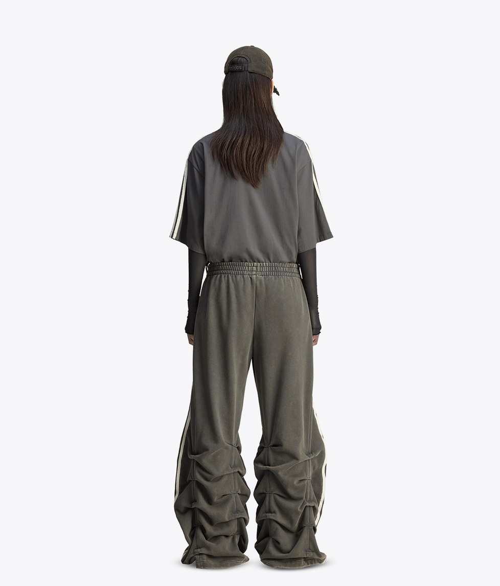 パンツ M ADIDAS AVAVAV RUCHED PANTS CARBON Adidas Originals - ADIDAS ORIGINALS X AVAVAV RUCHED PANTS