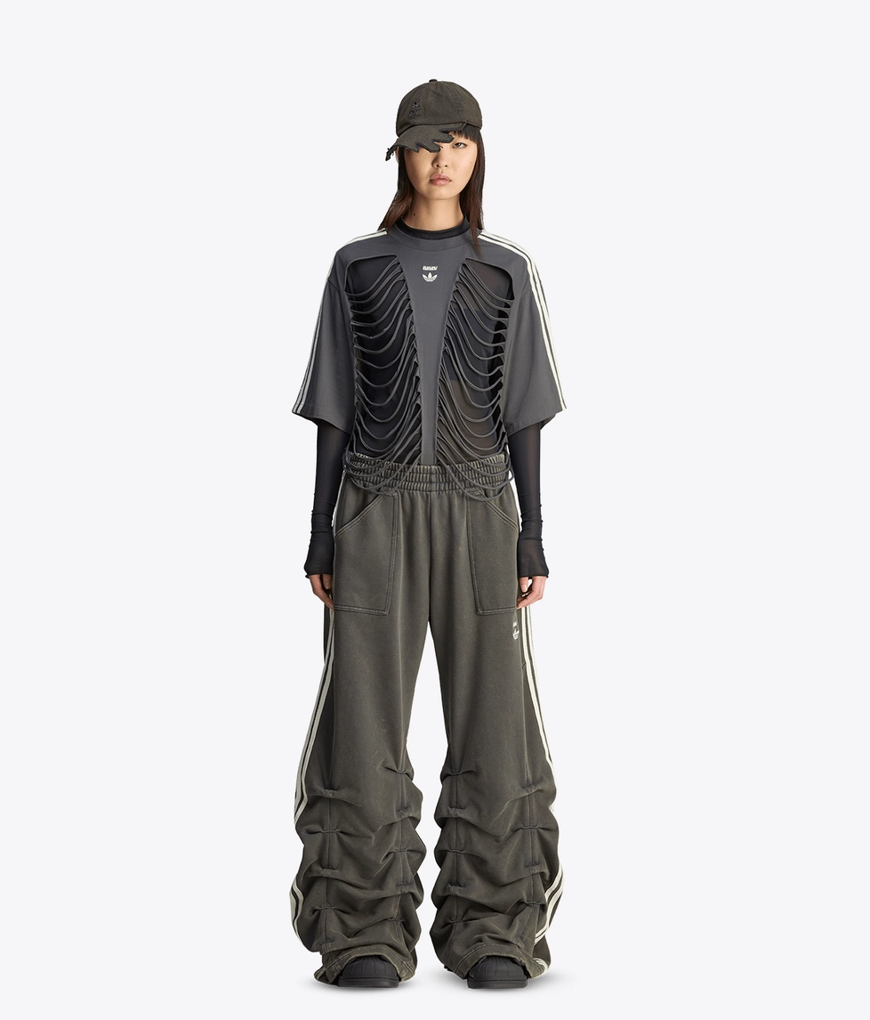 L ADIDAS AVAVAV RUCHED PANTS CARBON