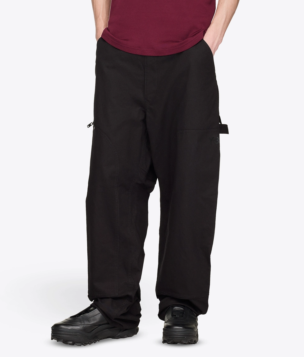 Y-3 - TWILL STRAIGHT LEG PANT - VegNonVeg