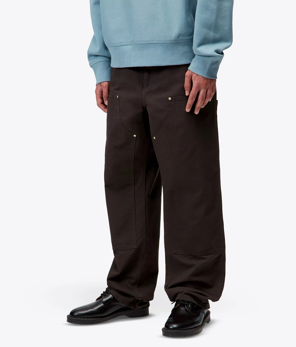 Carhartt WIP - RINSED DOUBLE KNEE PANT - VegNonVeg