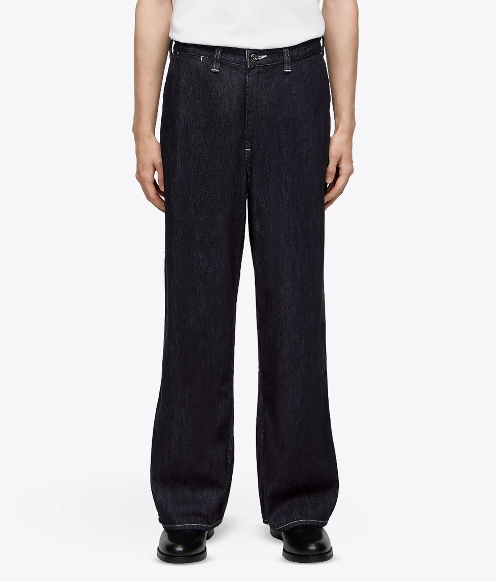 MOMOTARO JEANS - DENIM PAINTER PANTS - VegNonVeg