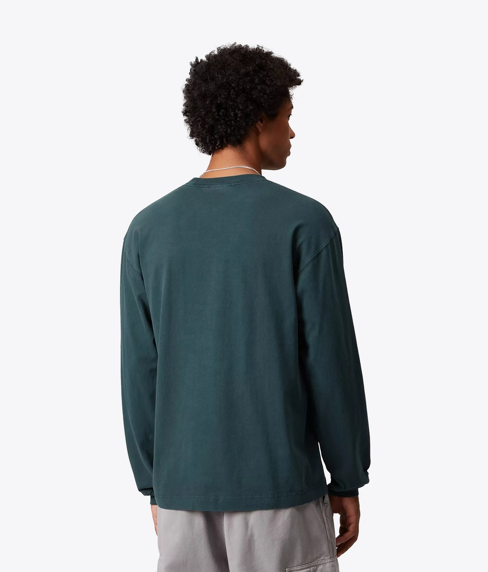 Carhartt WIP - GARMENT DYED LONG SLEEVE VISTA T-SHIRT - VegNonVeg