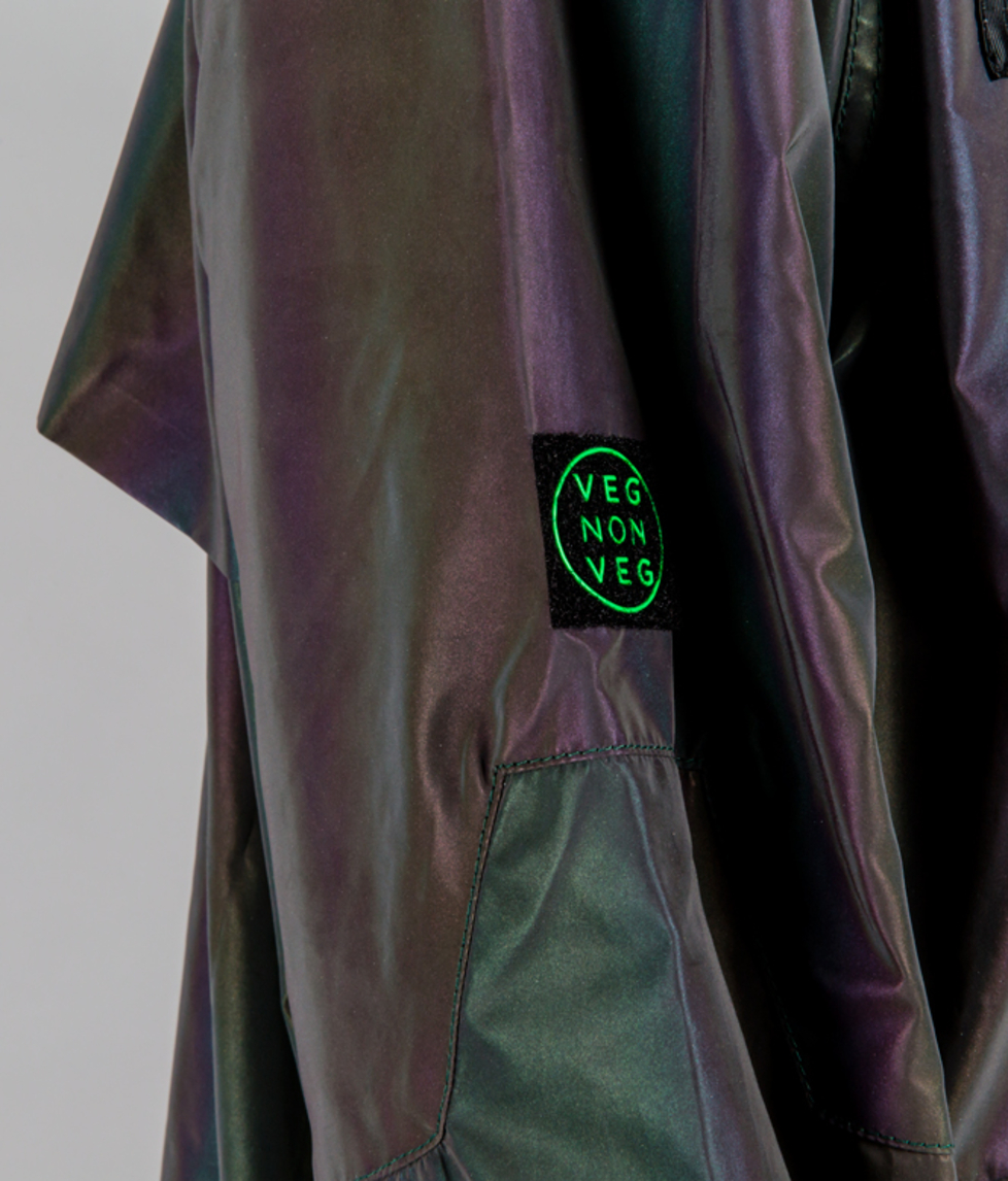 Utility on sale iridescent jacket