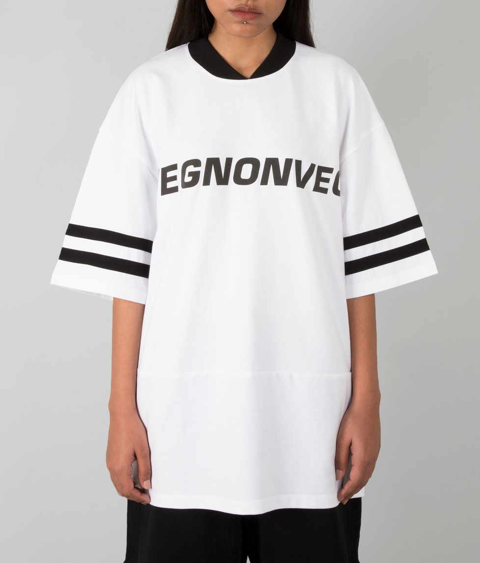 VegNonVeg - NEW ERA 'JUMBLE' T-SHIRT 'WHITE' - VegNonVeg