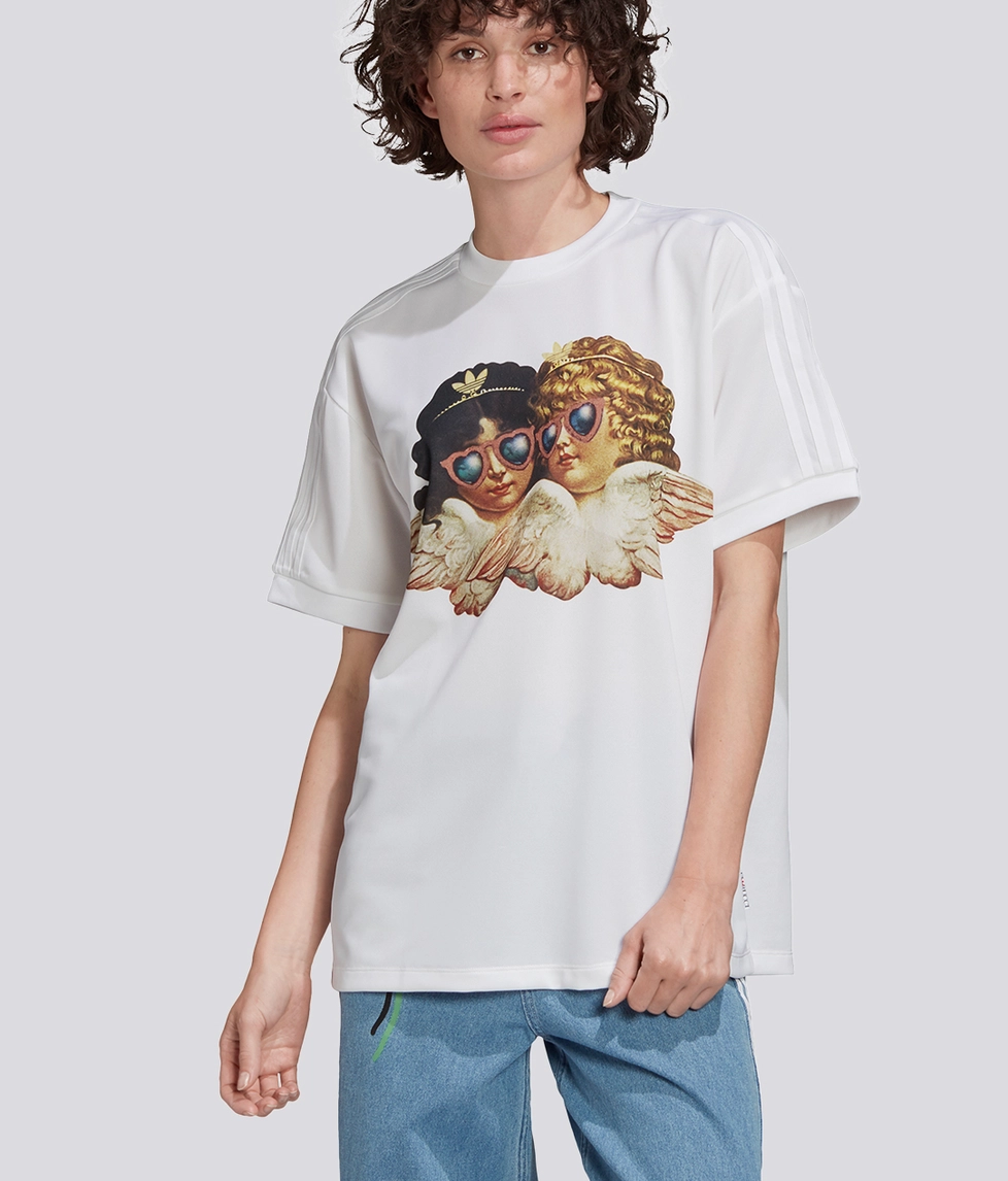 Adidas Originals - X Fiorucci GRAPHIC TEE 'white' - VegNonVeg