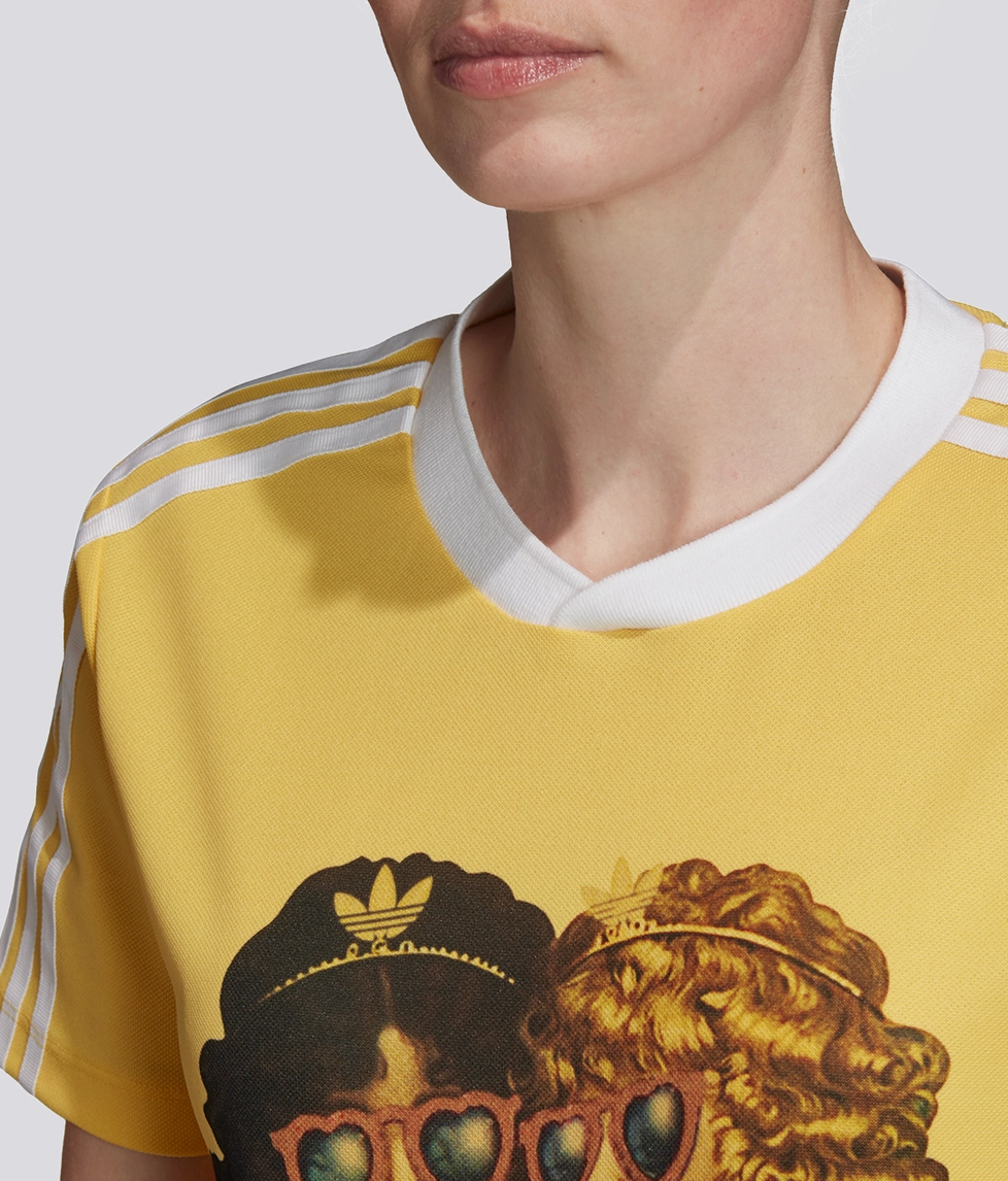 Adidas Originals - X Fiorucci TEE 'CORE YELLOW S10' - VegNonVeg