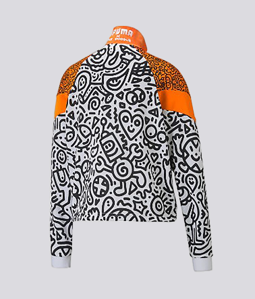 Puma - PUMA X MR DOODLE MCS Track Jacket 'Purple Rose-AOP' - VegNonVeg