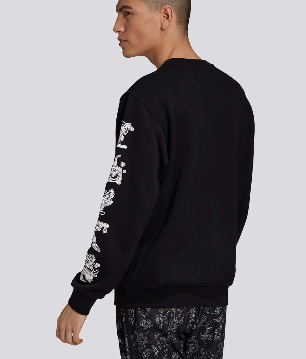 Adidas goofy crew discount sweatshirt