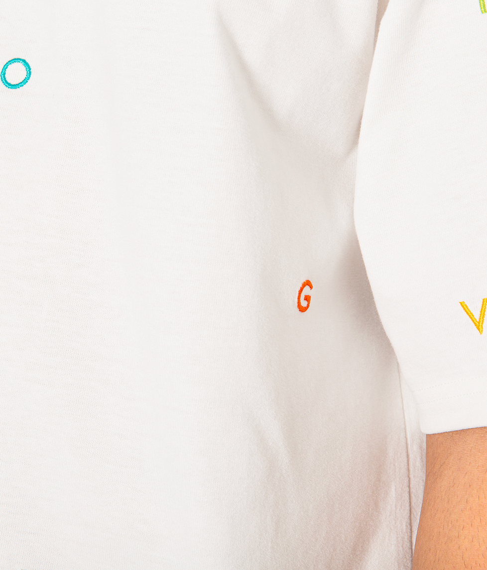 VegNonVeg - NEW ERA 'JUMBLE' T-SHIRT 'WHITE' - VegNonVeg